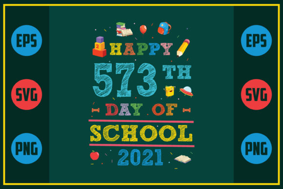 Celebrating 573 Days of School with Embroidery