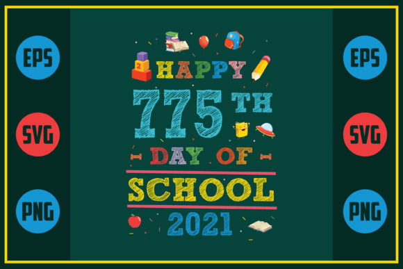Celebrating 775 Days of School with Embroidery